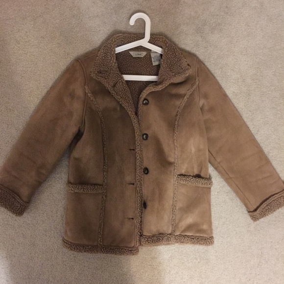 L.L. Bean Jackets & Blazers - L.L.Bean Faux Suede Coat